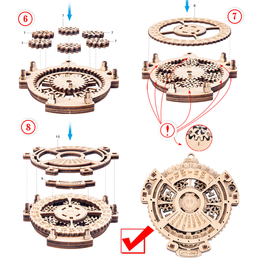 Bộ Đồ Chơi Lắp Ráp Bằng Gỗ 3d 2017 To 2044