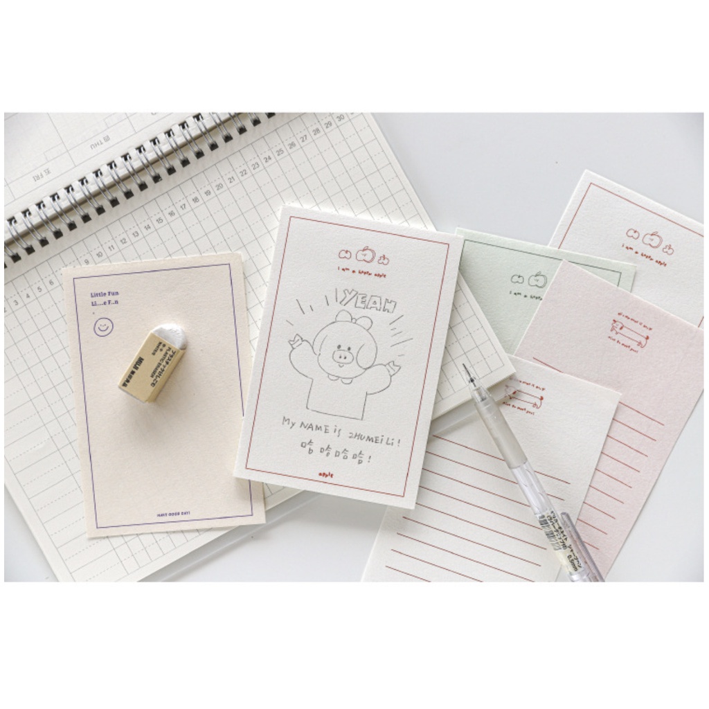 Giấy note - Set 30 tờ Memo Pad, Word Pad nhiều màu