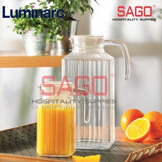 Bình Nước Thủy Tinh Luminarc Quadro Cao Cấp 500ml ,1000ml , 1700ml , Thủy Tinh Cao cấp