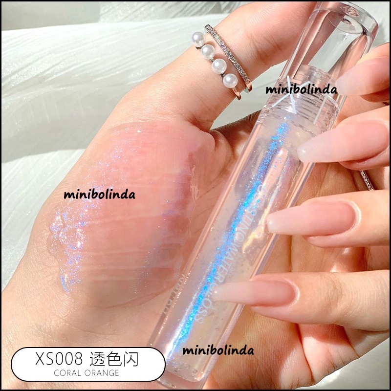 Son bóng lấp lánh 8 màu sắc tùy chọn trang điểm tiện dụng Maffick XIUSE | BigBuy360 - bigbuy360.vn