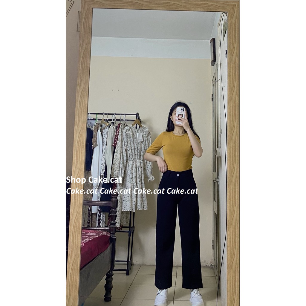 [CÓ VIDEO ẢNH THẬT] Quần ulzzang dáng suông dài 94cm