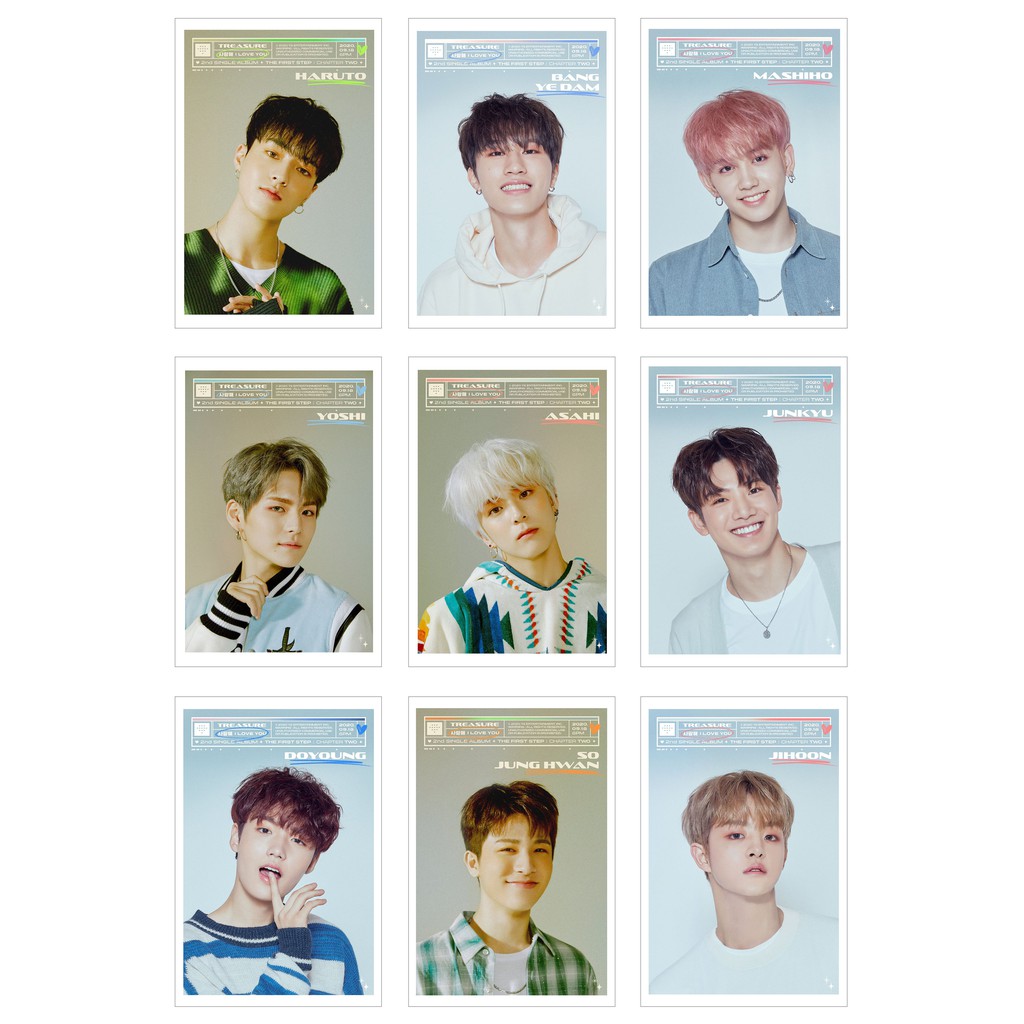 [Ép Lụa] Lomo Card TREASURE -THE FIRST STEP CHAPTER TWO +THREE ( 36 ảnh )