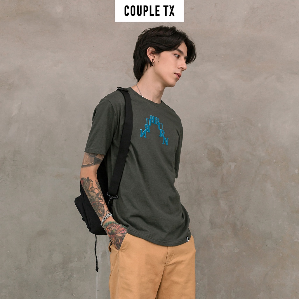 Áo Thun Nam In Chữ Burn Couple TX MTS 1098