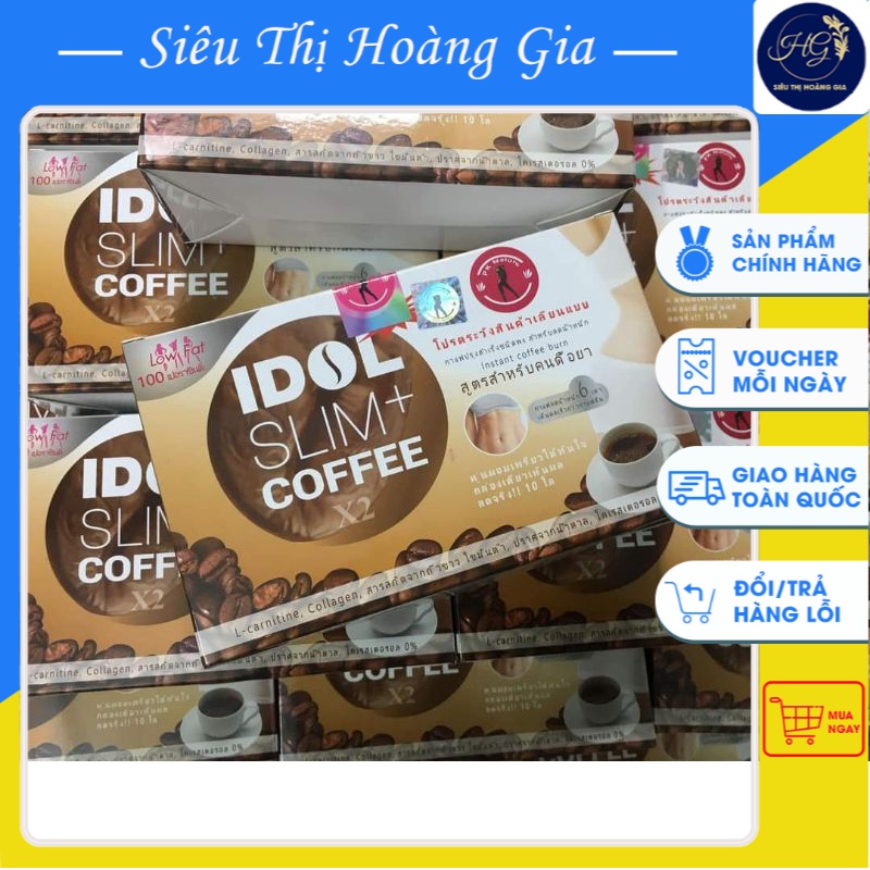CÀ PHÊ GIẢM CÂN IDOL SLIM+ COFFEE X2 THÁI LAN