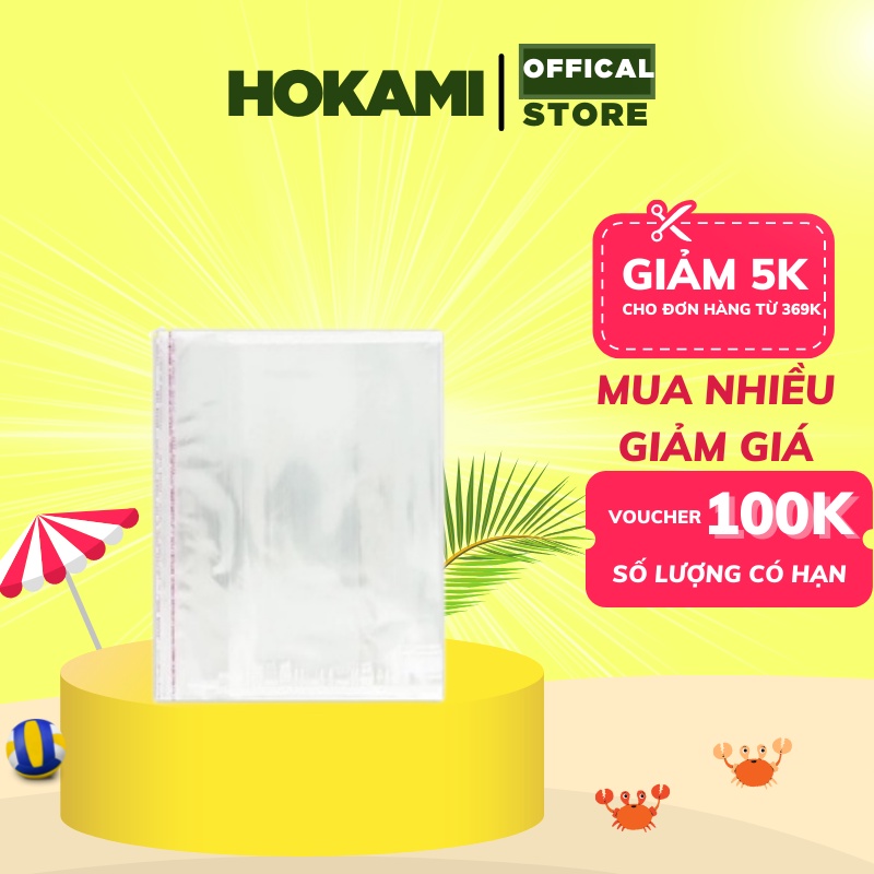 Bọc vở Hồng Hà A4 một thếp 10 chiếc - HOKAMI Store