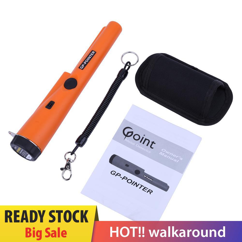 Máy Dò Kim Loại Cầm Tay Tích Hợp Đèn LED Chống Thấm Nước