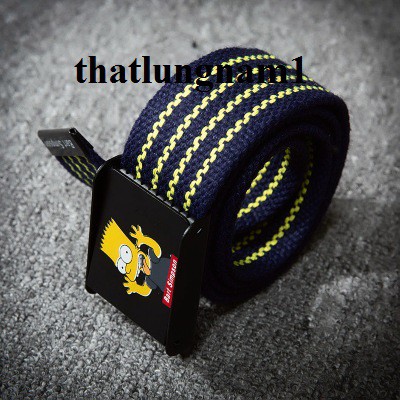 Thắt lưng vải canvas Supreme