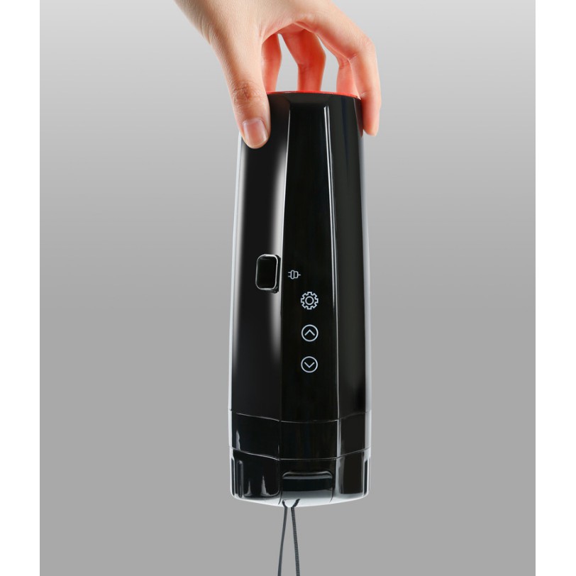 Cốc đun nước, bình giữ nhiệt trên ô tô hàng cao cấp màn hình điện tử hiển thị nhiệt độ, nút điều khiển cảm ứng