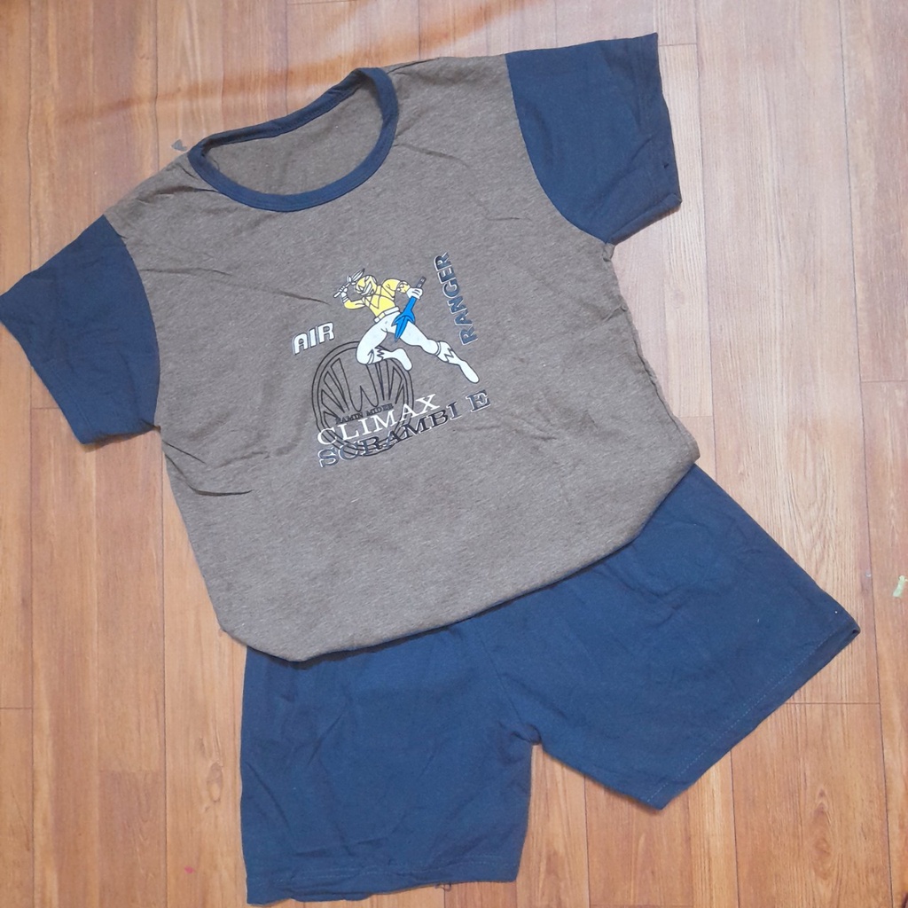 [A106 - Siêu Rẻ, Mát] Bộ Cộc Tay Nam Chất Cotton Mềm Mát Size 25-35kg (Ảnh Tự Chụp Video Tự Quay)