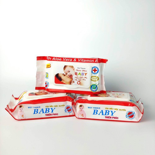Giấy ướt Baby Thiên Phúc gói 100 tờ chính hãng