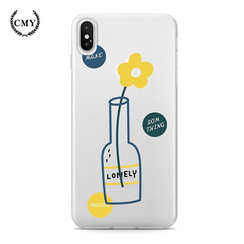 Ốp điện thoại hình hoa và cây nhỏ cho iPhone 11/11 Pro 11 Pro Max X XR XS XS MAX 78 Plus SE | BigBuy360 - bigbuy360.vn
