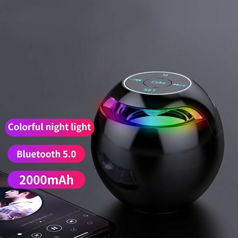 Loa bluetooth mini KIMISO K12 có đồng hồ số hiển thị cài đặt báo thức tiện ích, thiết kết sang trọng 2021 - BH 1 ĐỔI 1