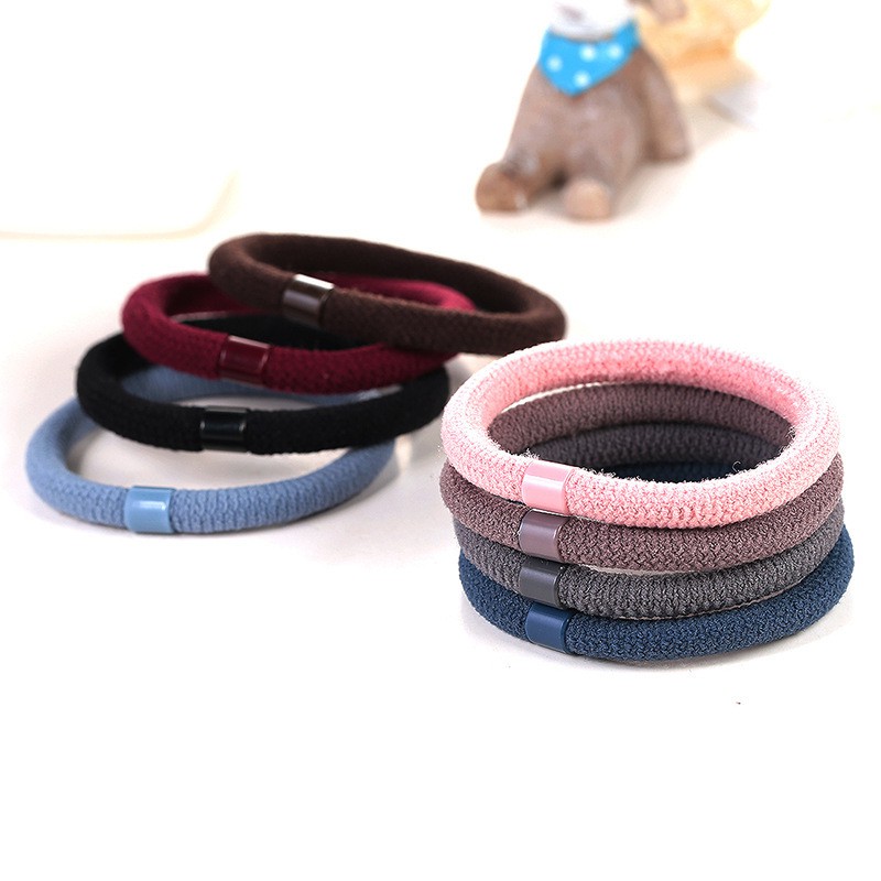 Set 10 dây cột tóc trơn
