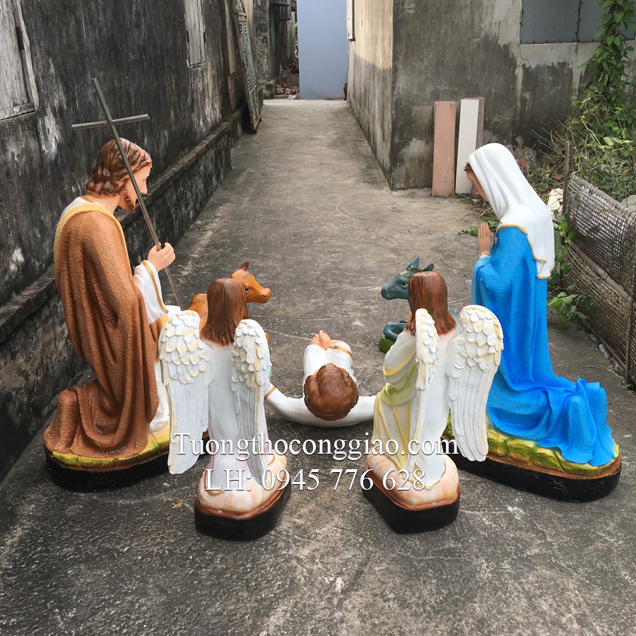 Bộ Tượng Chúa Giáng Sinh 1m 7 tượng
