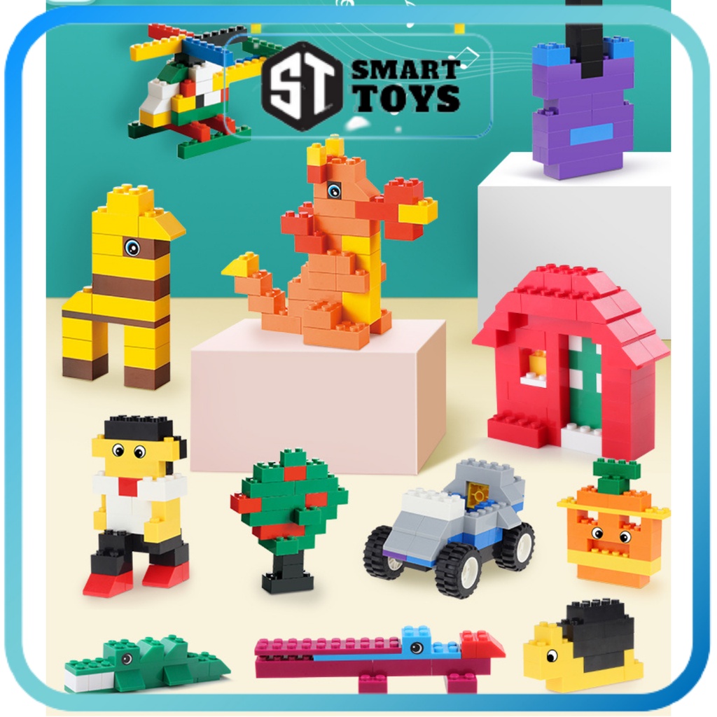 Xếp hình lego, đồ chơi xếp hình cho bé thông minh sáng tạo Smart Toy