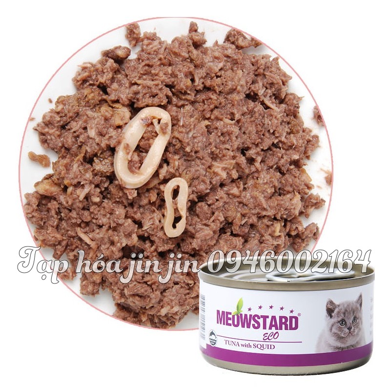 Thức ăn ướt cho mèo Meowstard ECO(80G)