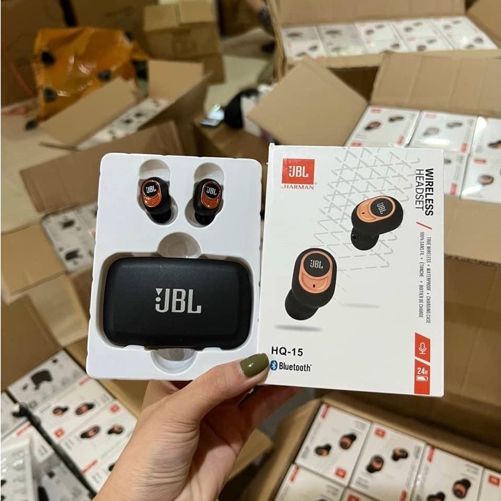 Tai Nghe Bluetooth JBL HQ15  hàng cao cấp chống ồn Bảo hành 6 tháng