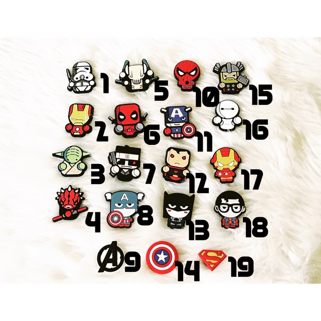 Sticker gắn dép lỗ