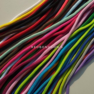 (Phần 2) Dây giày bản tròn đường kính 4mm nhiều màu dài 120cm 1m2 custom