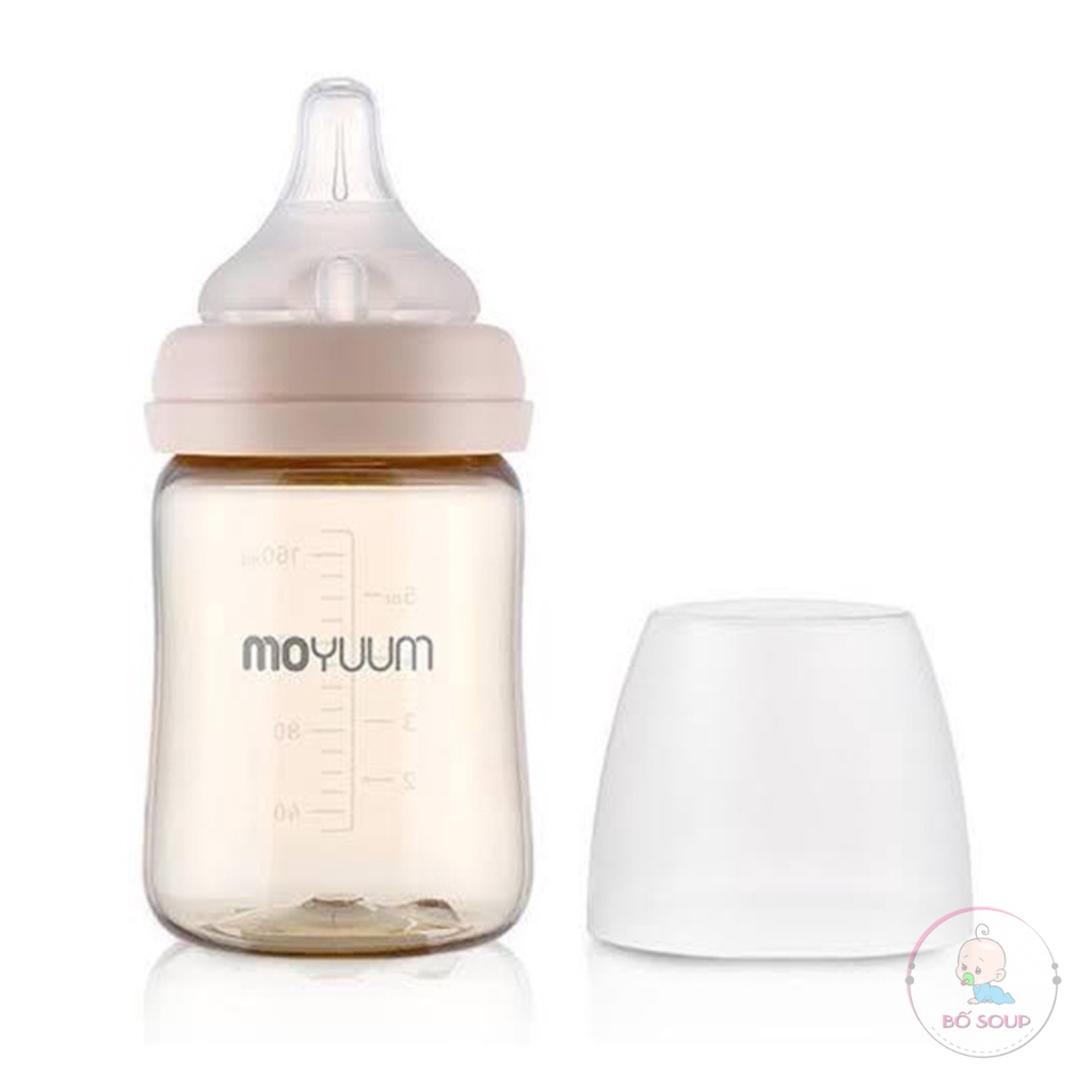 Bình sữa Moyuum 170ml/270ml Hàn quốc chính hãng được chọn núm 1-4 Shop Bố Soup