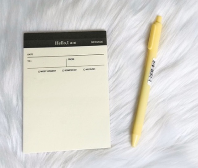 Notepad Lên Kế Hoạch - Tập Giấy Planner Hello I Am