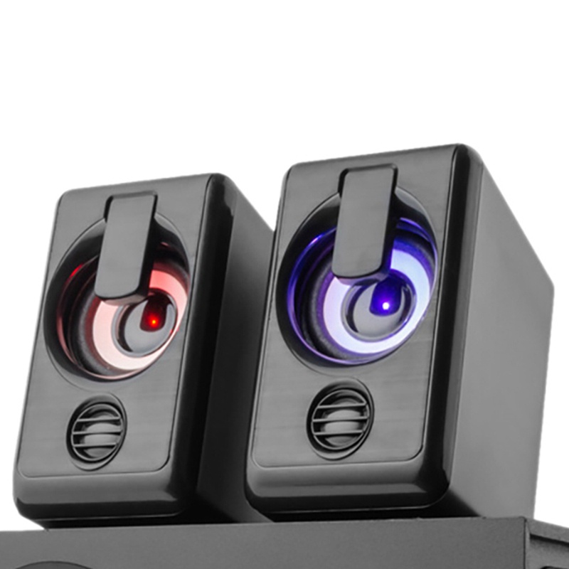 Loa Đa Phương Tiện Với Giắc Cắm 3.5 mm Rgb Cho Máy Tính