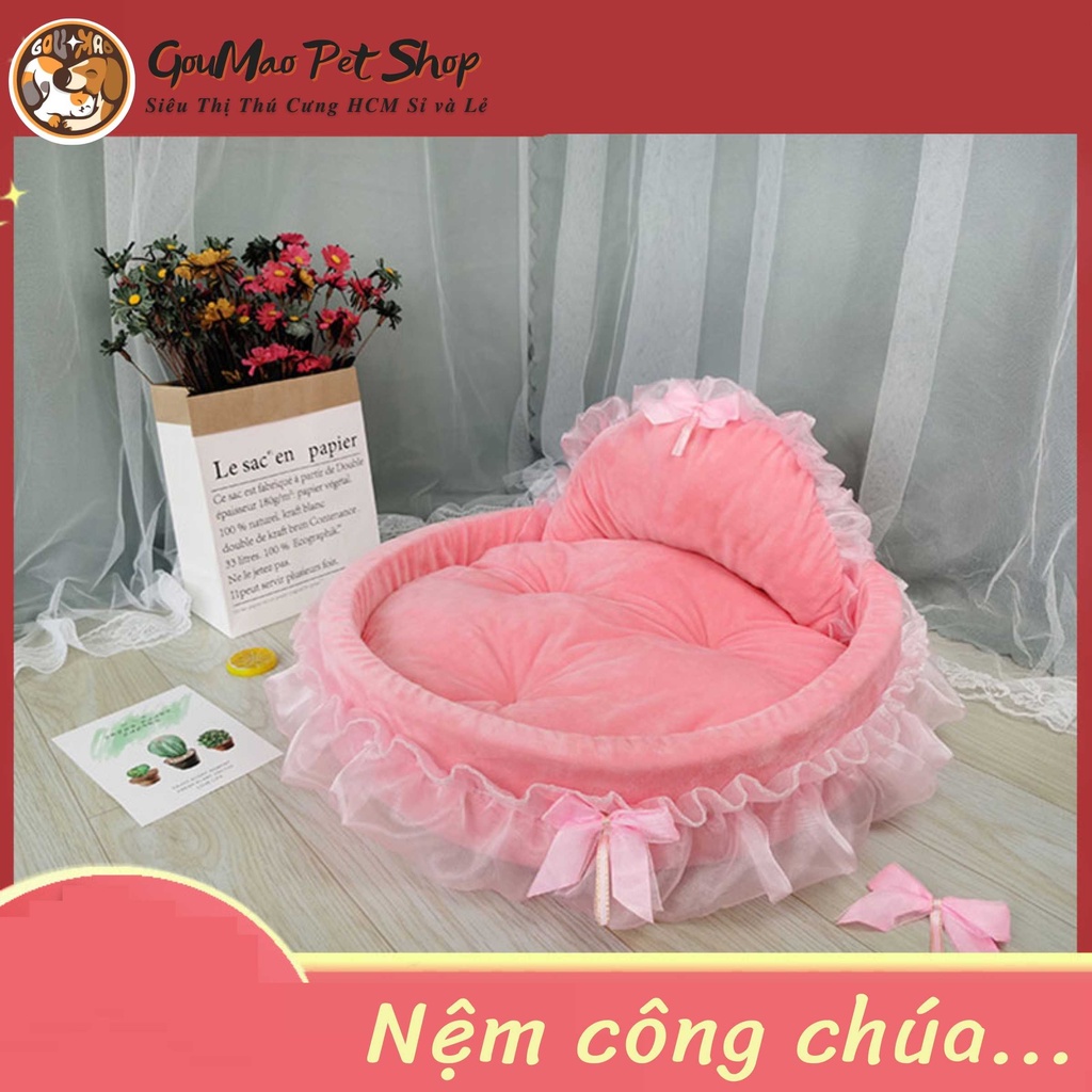 Nệm công chúa, nệm kute dành cho chó mèo - Goumao pet