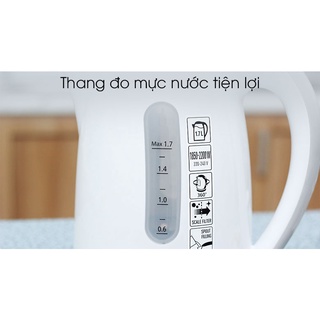 Bình siêu tốc Panasonic 1.7 lít NC-GK1WRA