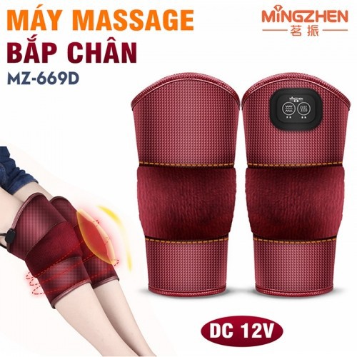 Máy massage đầu gối, đùi và bắp chân rung nóng điều trị đau nhức mỏi Mingzhen MZ-669D - MODEL MỚI