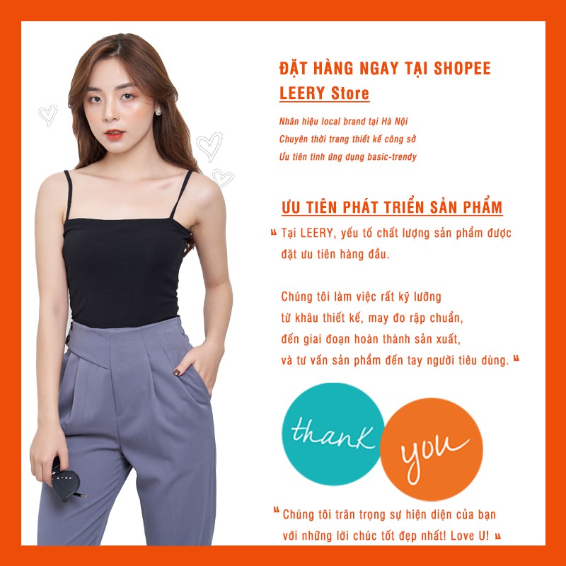 Áo quây cotton ôm sát 4 chiều, must-have của mọi cô gái BRA-03 - LEERY