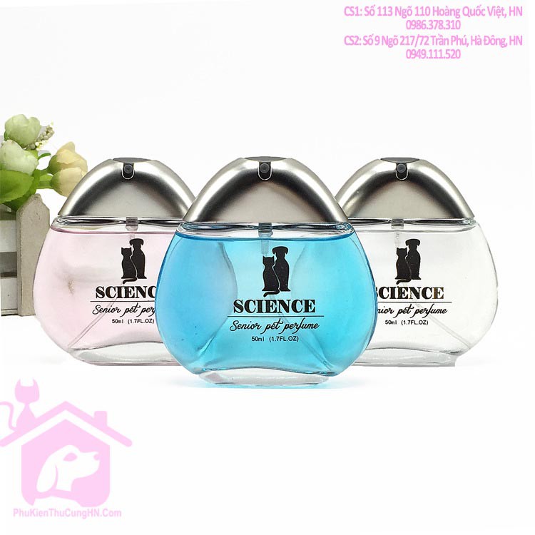 Nước Hoa SCIENCE Pet Perfume dành cho thú cưng - Phụ kiện chó mèo Pet shop Hà Nội