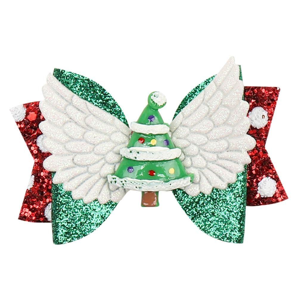 Me Kẹp Tóc Nơ Hình Ông Già Noel / Nai Sừng Tấm Làm Quà Tặng Giáng Sinh Cho Bé