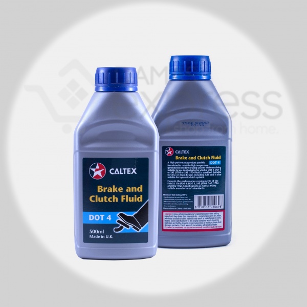 Dầu Thắng, Dầu Phanh Caltex Dot 4 - Caltex Brake and Clutch Fluid DOT 4 500ml - Made in UK