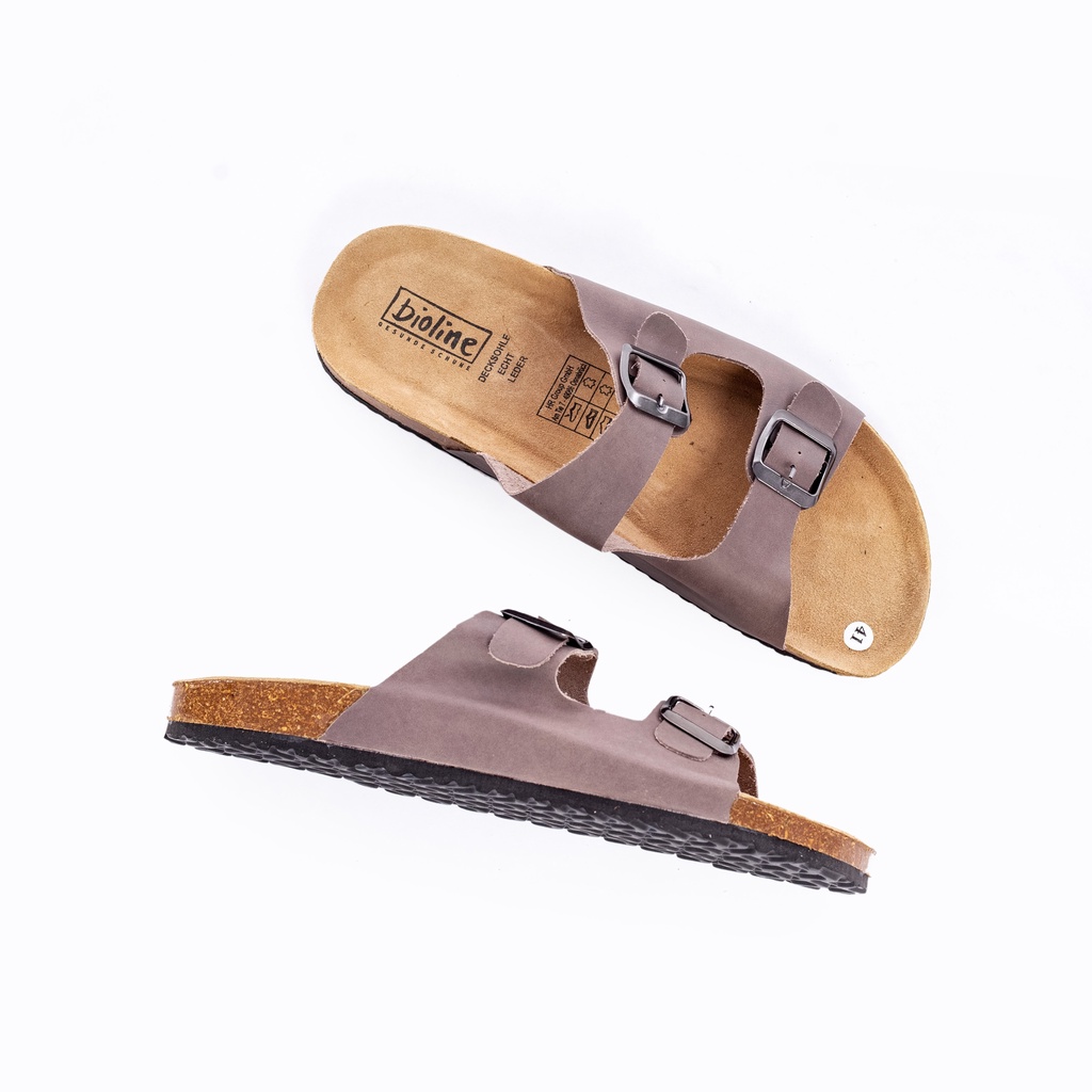 Dép sandal unisex cho cả Nam & Nữ cao cấp có bảo hành Birken Việt Nam Chính Hãng da bò thật 100% mã 01