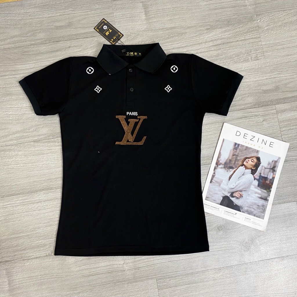 Áo thun nam ngắn tay cổ polo in viền caro đỏ sang trọng vải cotton 100% mềm mịn co giãn form regular VBSHO0012