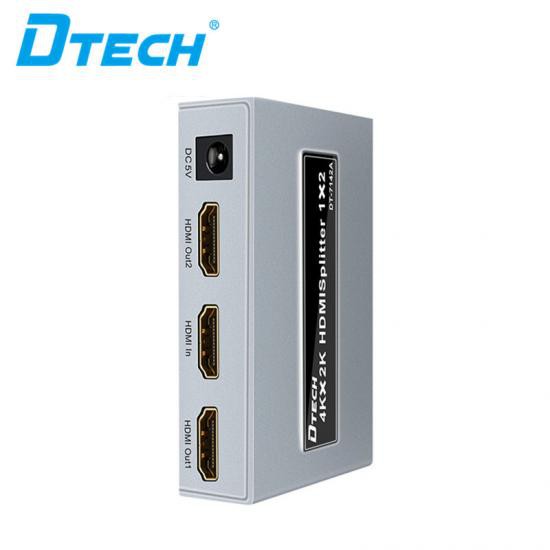 Bộ chia HDMI 1 ra 2 2K*4K DTECH DT7142A Mini