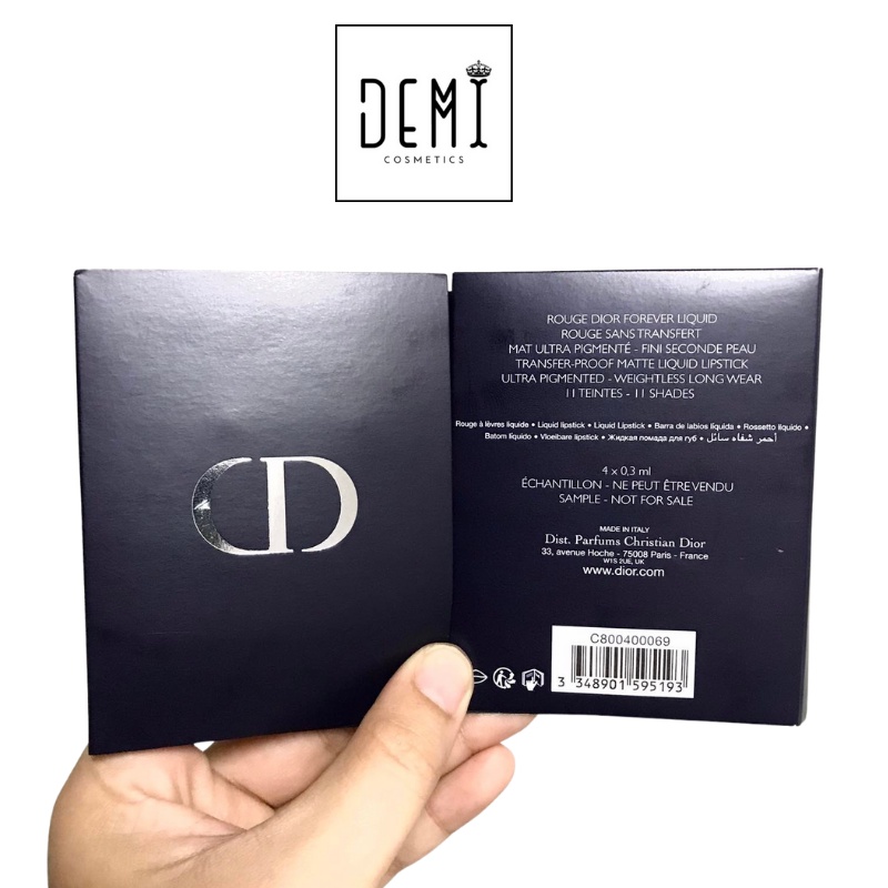 Sample Son Diorouge Forever Liquid 4 màu kèm cọ