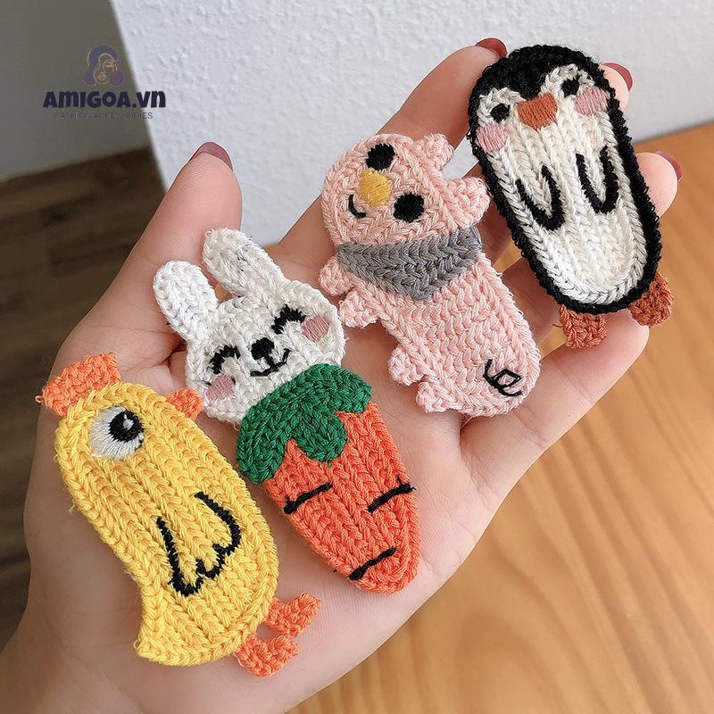 Kẹp Tóc Len Dễ Thương Dành Cho Nữ