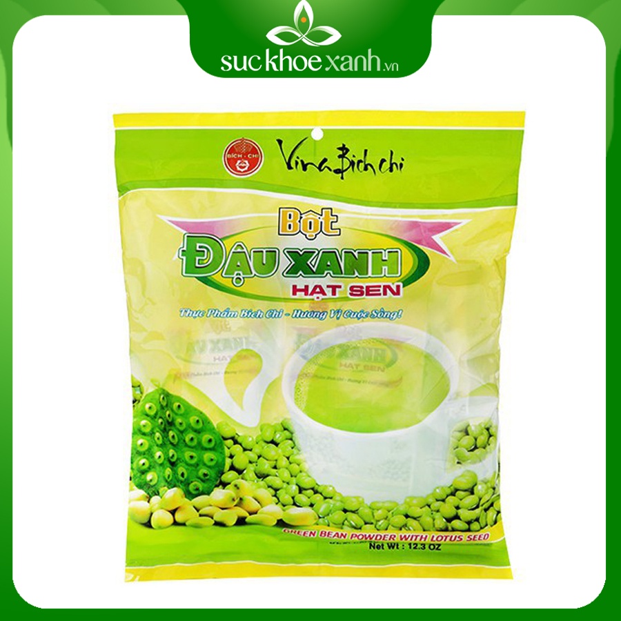 Bột đậu xanh hạt sen có đường Bích Chi 350g