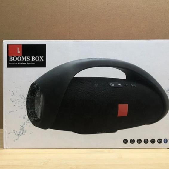 [GIÁ SẬP SÀN] Loa Bluetooth BOOMS BOX -Siêu Bass, Siêu trầm, Chống nước, Có quai xách tay-BH 6 tháng