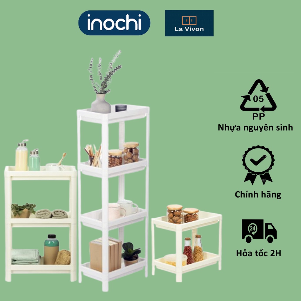 Kệ đa năng đựng mỹ phẩm, gia vị, sách báo, decor sắp xếp nhà cừa INOCHI dễ lau chịu, di chuyển. GIAO MÀU NGẪU NHIÊN