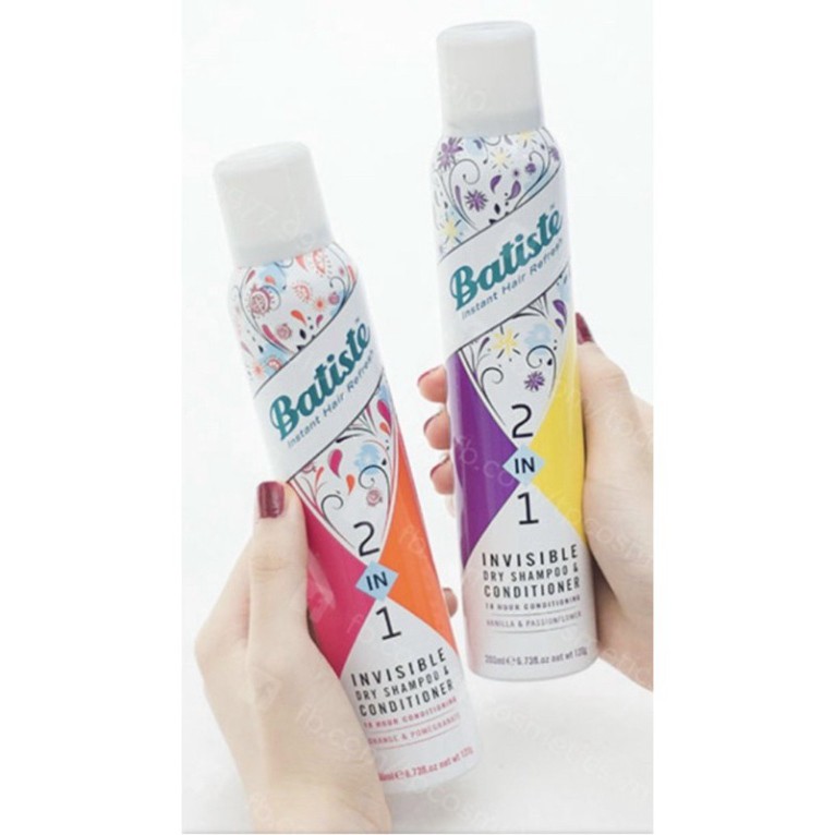 Dầu Gội Khô Batiste Shampoo, Tóc Bồng Bềnh Giảm Giầu