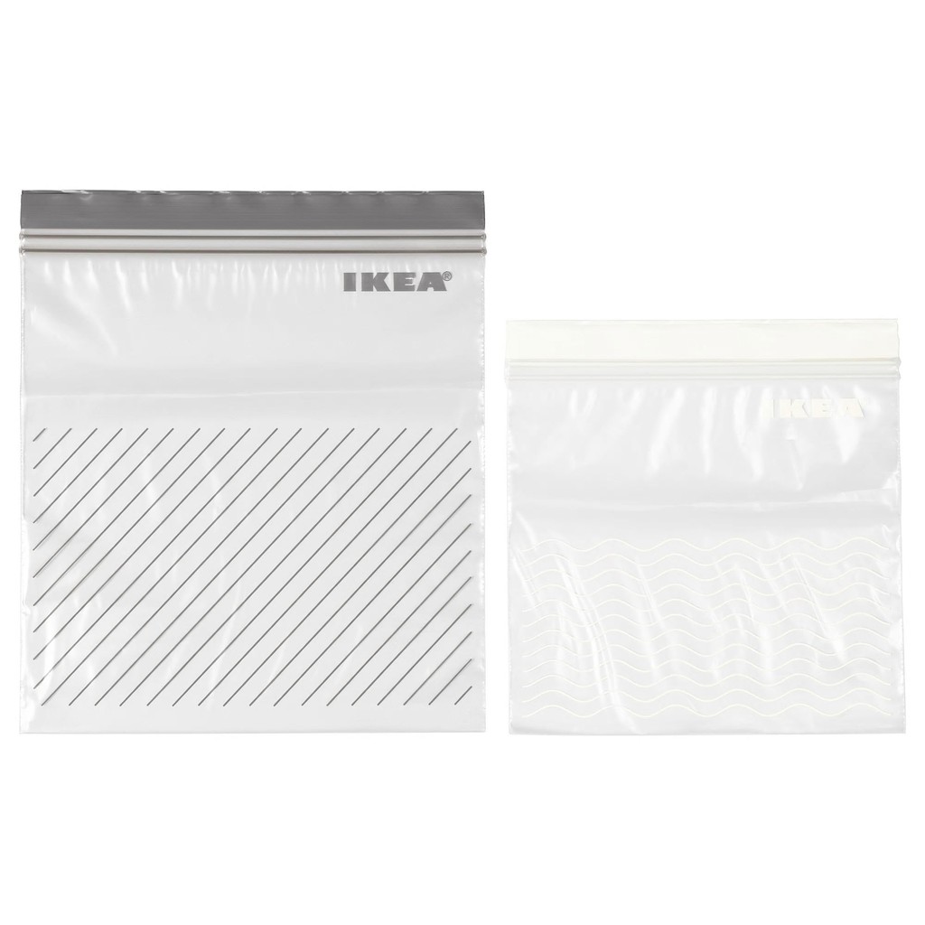 Hộp 50 túi zip lock IKEA ISTAD (2,5L + 1,2L) | BigBuy360 - bigbuy360.vn
