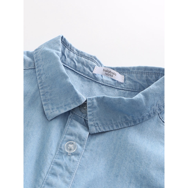(7-16 tuổi) Áo sơ mi ba lỗ bé gái hãng Balabala 202221101001