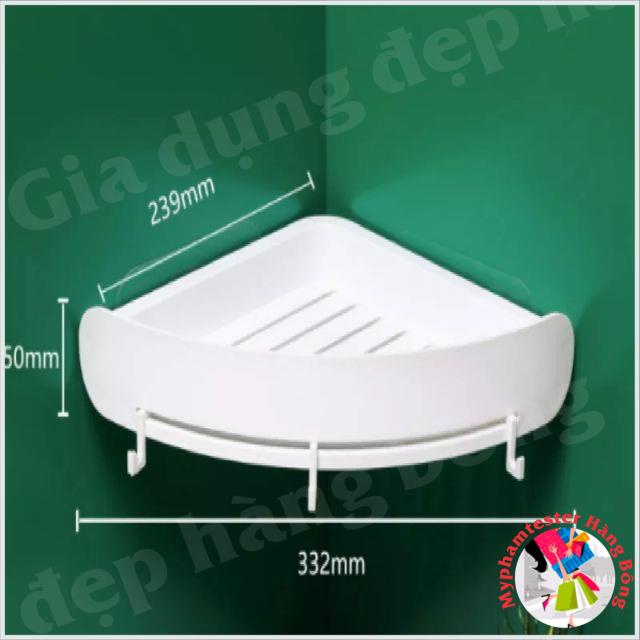 (SIÊU RẺ) Kệ góc dán cường lực siêu chắc chịu tải 3kg