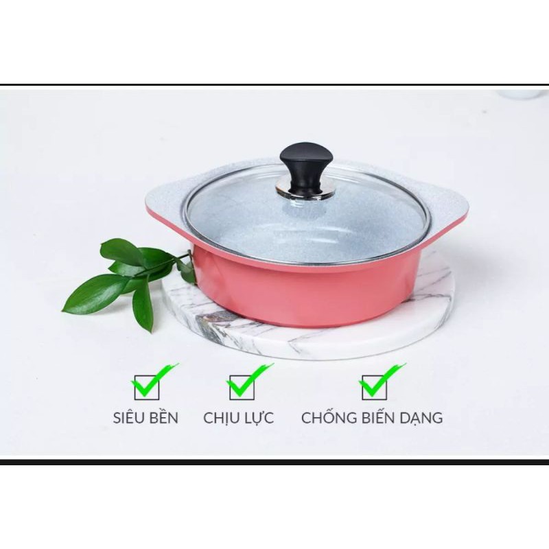 Bộ 3 nồi ECORAMIC Hàn Quốc Bếp Từ