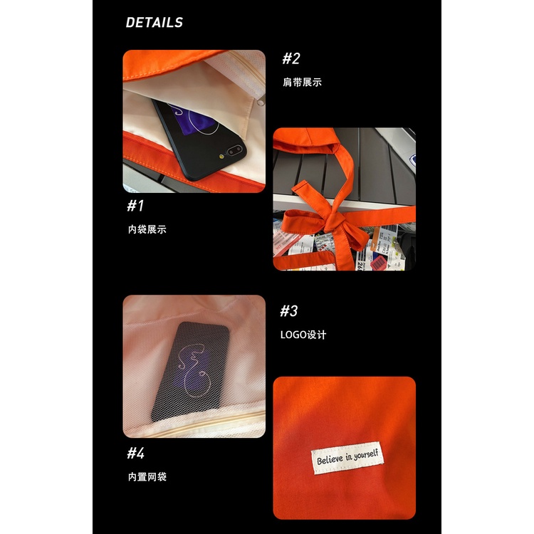 Túi đeo vai sức chứa lớn thiết kế mới kiểu dáng đơn giản thời trang dành cho cặp đôi