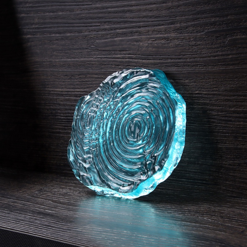 Khuôn silicone làm đế lót ly hình gợn sóng sáng tạo