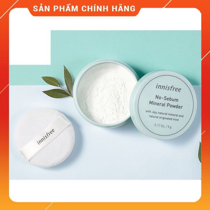 Phấn phủ kiềm dầu Innisfree No Sebum