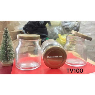 Lốc 12 hũ thủy tinh nắp thiếc vặn